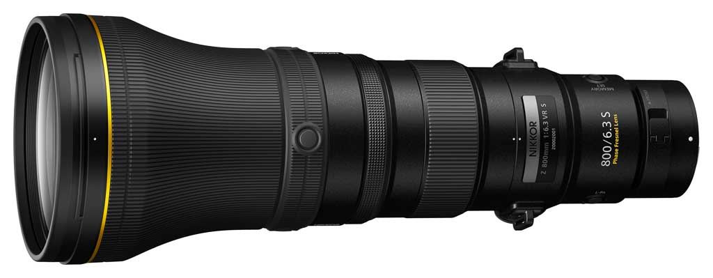 De NIKKOR Z 800mm f/6.3 VR S wordt de eerste Z-lens met Nikons PF (Phase Fresnel) technologie.