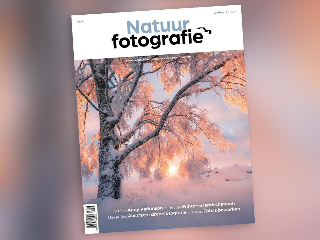Cover natuurfotografie magazine editie 63