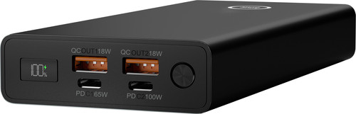 Een powerbank met PD kan een camera met PD opladen terwijl die werkt.