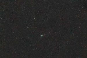 Komeet C/2022 E3 (ZTF) gefotografeerd met een Sony A7R3 en een Samyang 85mm f1.4 telelens.
